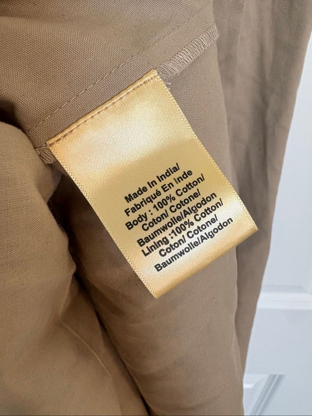 NWOT Anthropologie Porridge Halter Utility Midi Dress In Neutral Size Small - Picture 10 of 11